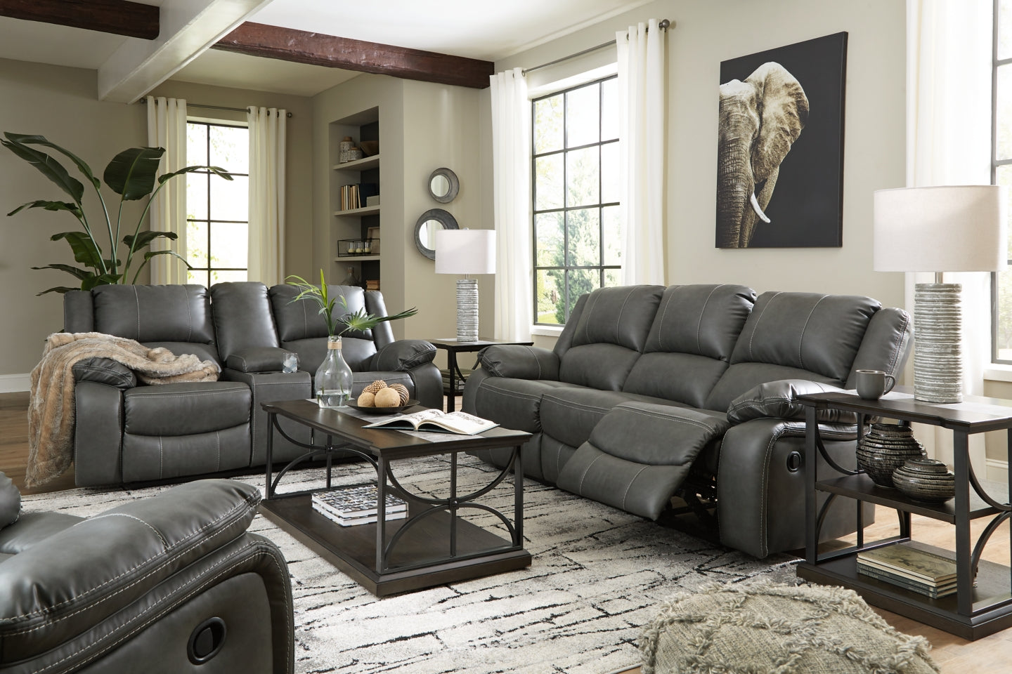 Calderwell Sofa and Loveseat - PKG007323 - furniture place usa