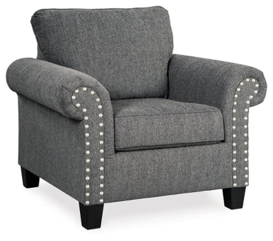 Agleno Sofa, Loveseat, Chair and Ottoman - furniture place usa