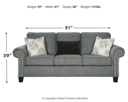 Agleno Sofa and Chair - furniture place usa