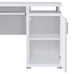 Tracy White Computer Desk - furniture place usa