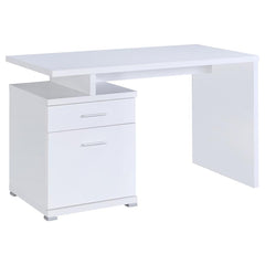 Irving White Computer Desk - furniture place usa