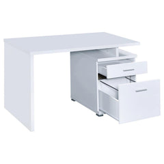 Irving White Computer Desk - furniture place usa