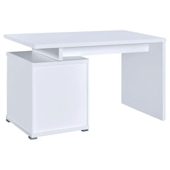 Irving White Computer Desk - furniture place usa
