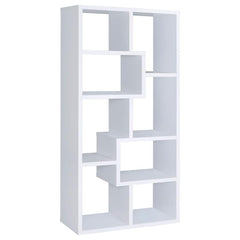 Theo White Bookcase - furniture place usa