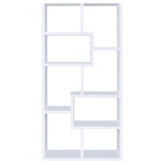 Theo White Bookcase - furniture place usa