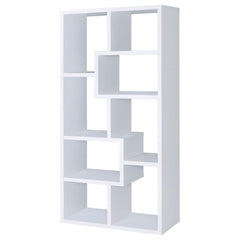 Theo White Bookcase - furniture place usa