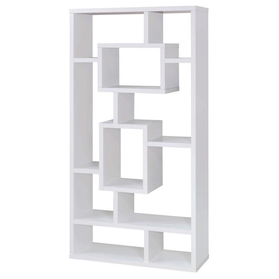 Howie White Bookcase - furniture place usa