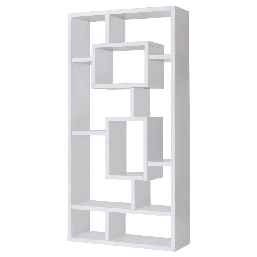 Howie White Bookcase - furniture place usa