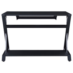 Mallet Black Computer Desk - furniture place usa