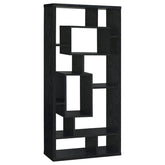 Linbrook Black Bookcase - furniture place usa