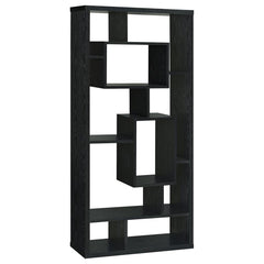 Linbrook Black Bookcase - furniture place usa
