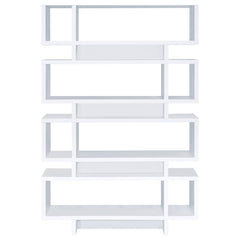 Reid White Bookcase - furniture place usa