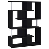 Hoover Black Bookcase - furniture place usa