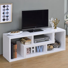 Velma White Bookcase / Tv Stand - furniture place usa