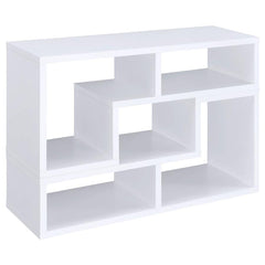 Velma White Bookcase / Tv Stand - furniture place usa