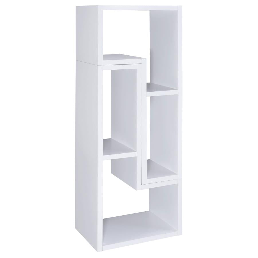 Velma White Bookcase / Tv Stand - furniture place usa