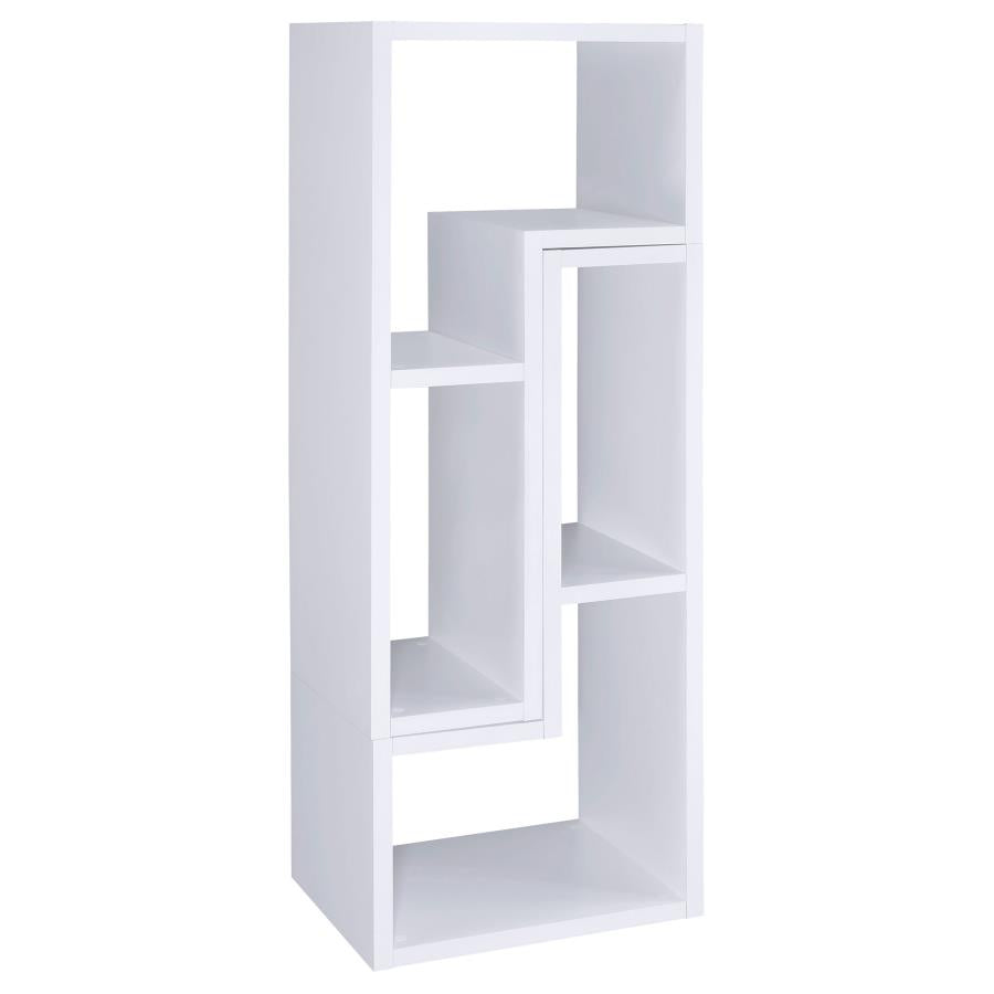 Velma White Bookcase / Tv Stand - furniture place usa