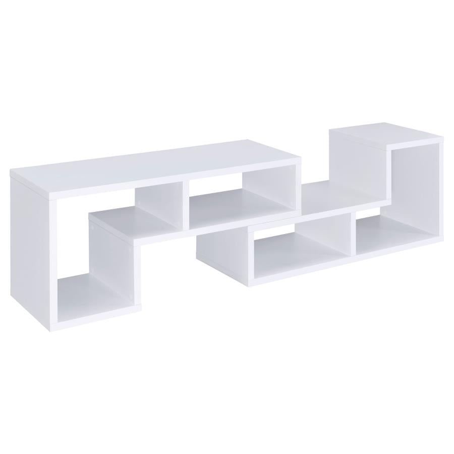 Velma White Bookcase / Tv Stand - furniture place usa