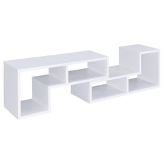 Velma White Bookcase / Tv Stand - furniture place usa