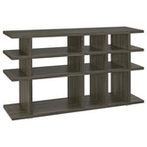 Santos Grey Console Bookcase - furniture place usa