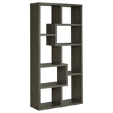 Theo Grey Bookcase - furniture place usa