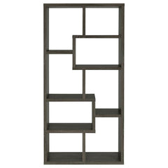 Theo Grey Bookcase - furniture place usa