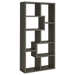 Theo Grey Bookcase - furniture place usa