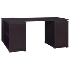 Yvette Brown L-shape Desk - furniture place usa