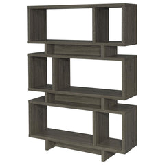 Reid Grey Bookcase - furniture place usa
