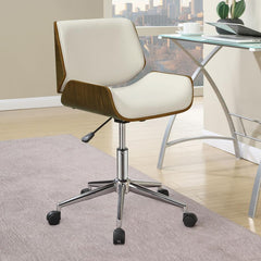 Addington Beige Office Chair - furniture place usa