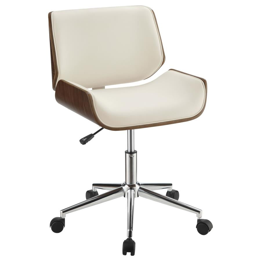 Addington Beige Office Chair - furniture place usa
