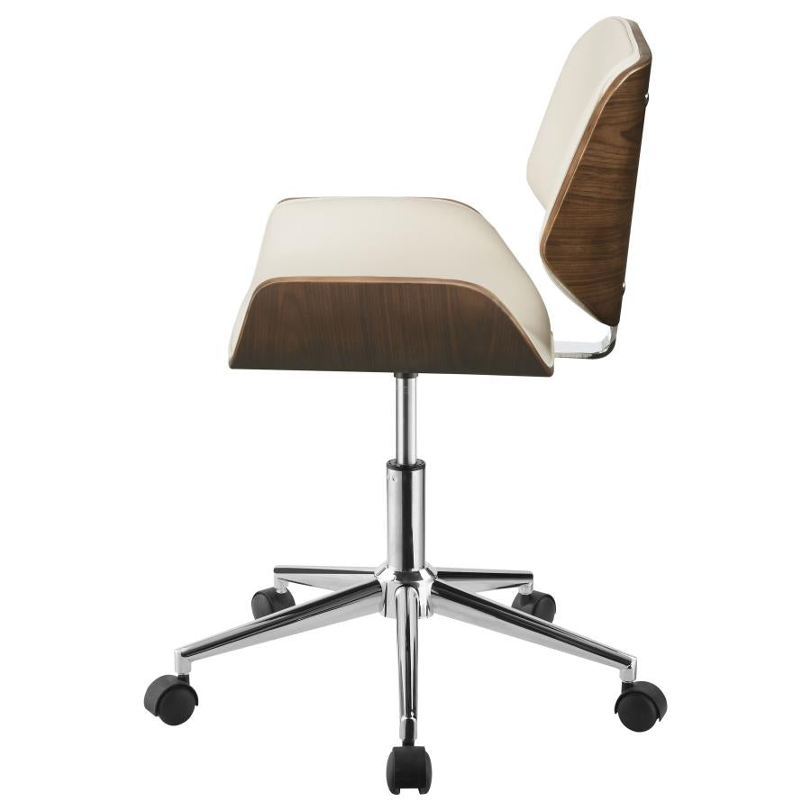 Addington Beige Office Chair - furniture place usa