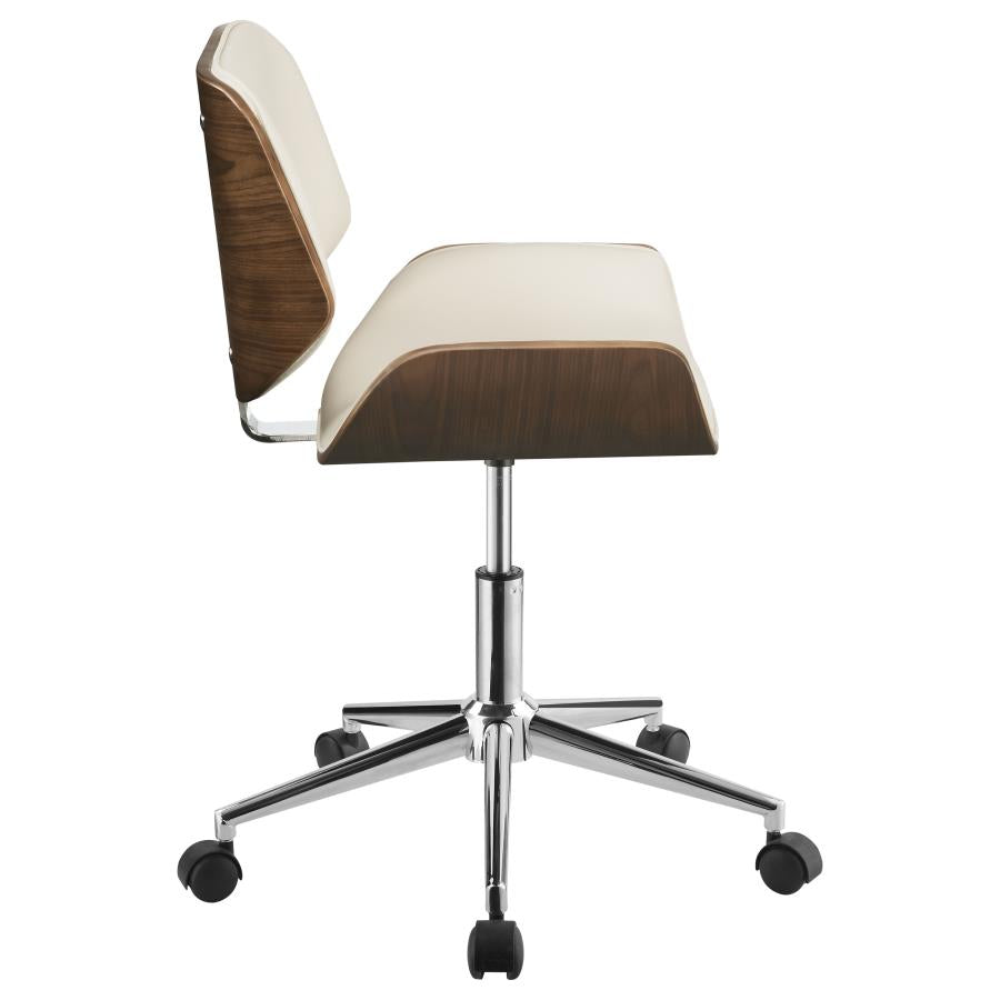 Addington Beige Office Chair - furniture place usa