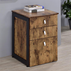 Estrella Brown File Cabinet - furniture place usa