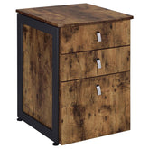 Estrella Brown File Cabinet - furniture place usa