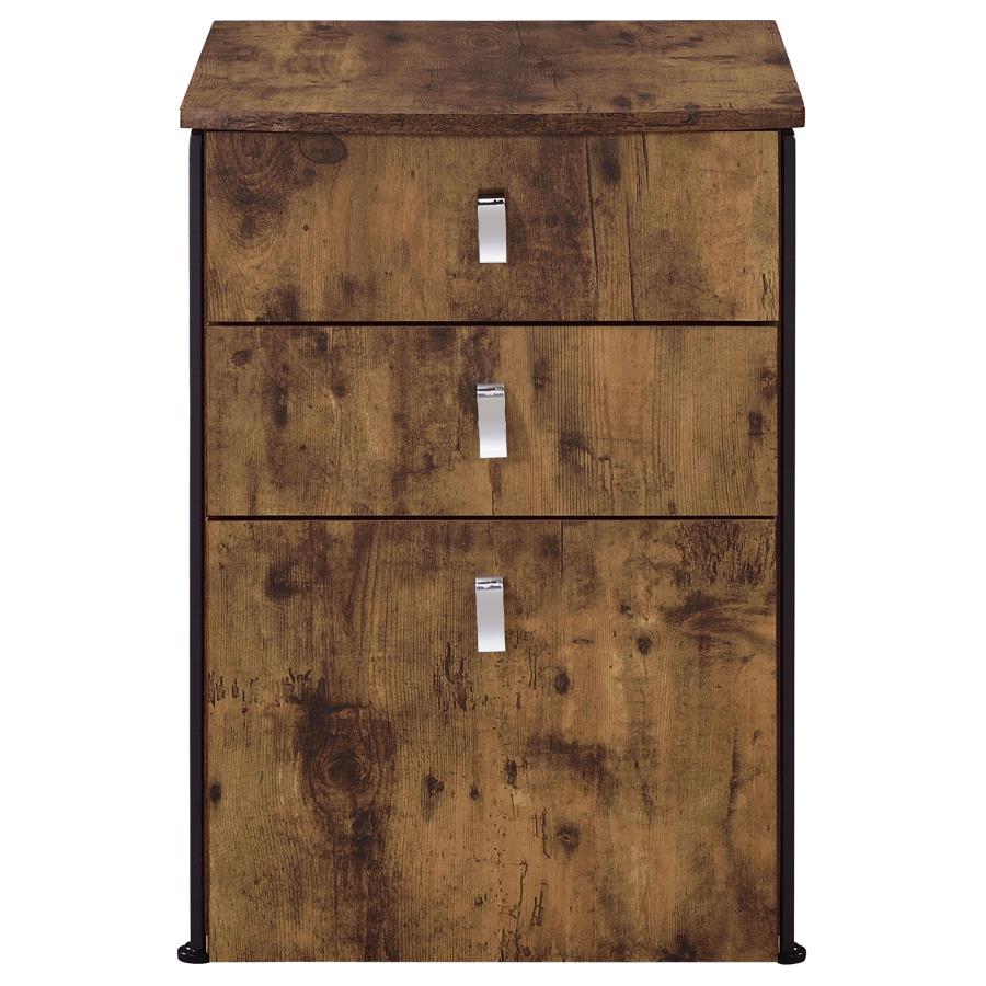 Estrella Brown File Cabinet - furniture place usa