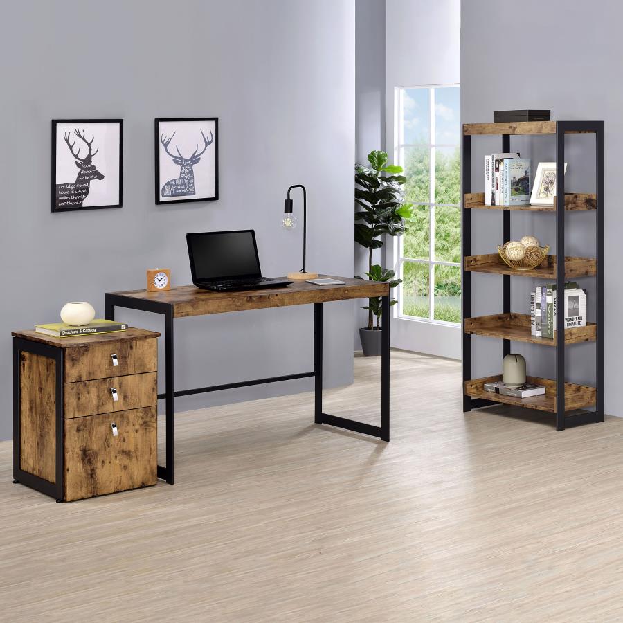 Estrella Brown File Cabinet - furniture place usa