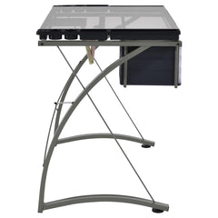 Melo Grey Drafting Desk - furniture place usa