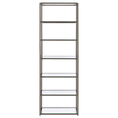Kate Black Bookcase - furniture place usa