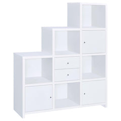 Spencer White Bookcase - furniture place usa