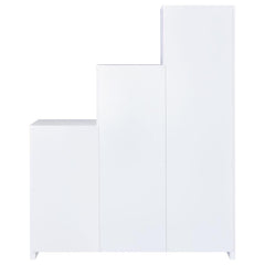 Spencer White Bookcase - furniture place usa