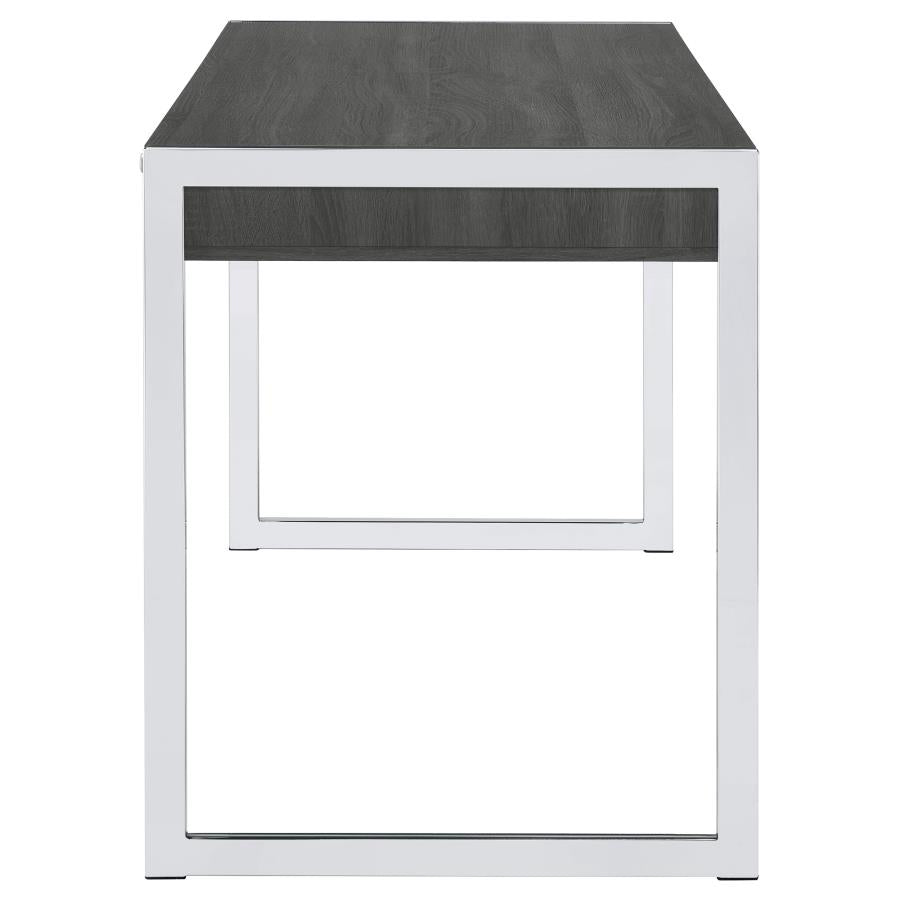 Wallice Grey Writing Desk - furniture place usa