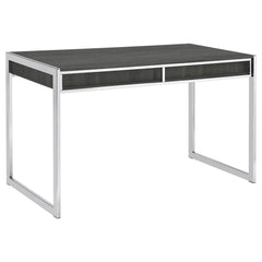 Wallice Grey Writing Desk - furniture place usa