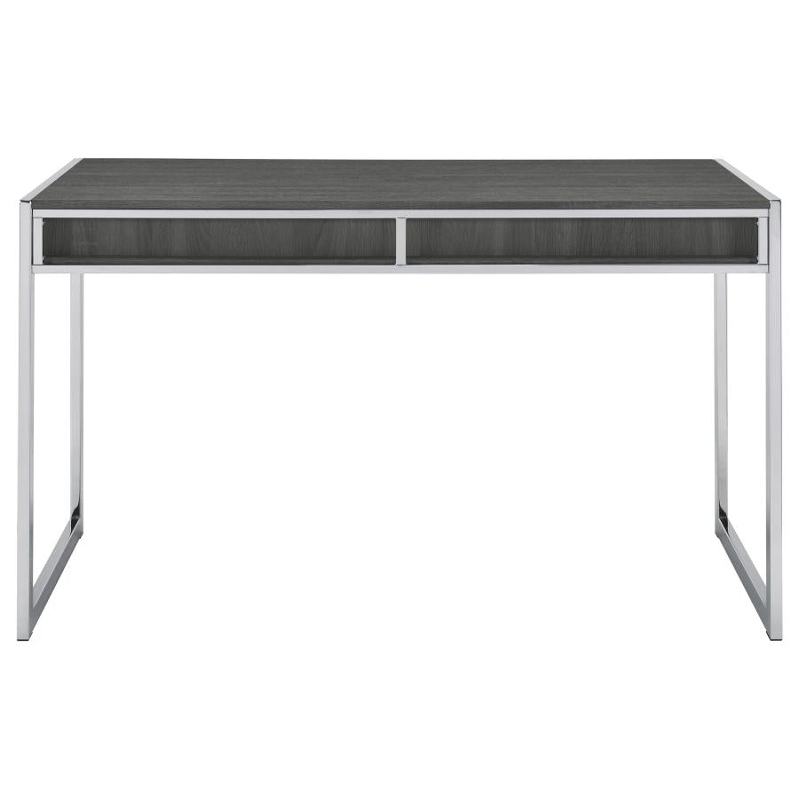 Wallice Grey Writing Desk - furniture place usa