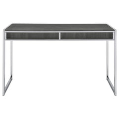 Wallice Grey Writing Desk - furniture place usa