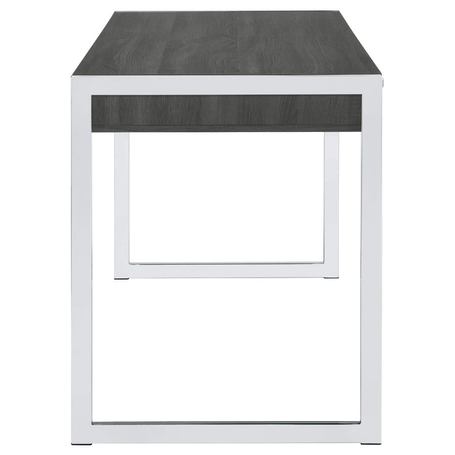 Wallice Grey Writing Desk - furniture place usa