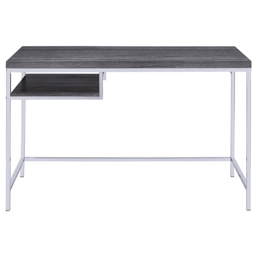 Kravitz Grey Writing Desk - furniture place usa
