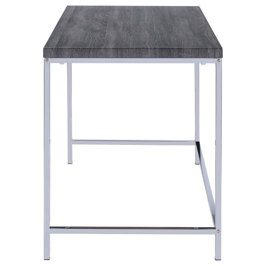 Kravitz Grey Writing Desk - furniture place usa