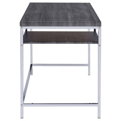 Kravitz Grey Writing Desk - furniture place usa