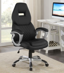 Bruce Black Office Chair - furniture place usa